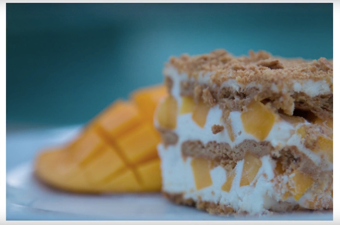 How To Make A Graham Cake Mango Float Cake Steve S Kitchen