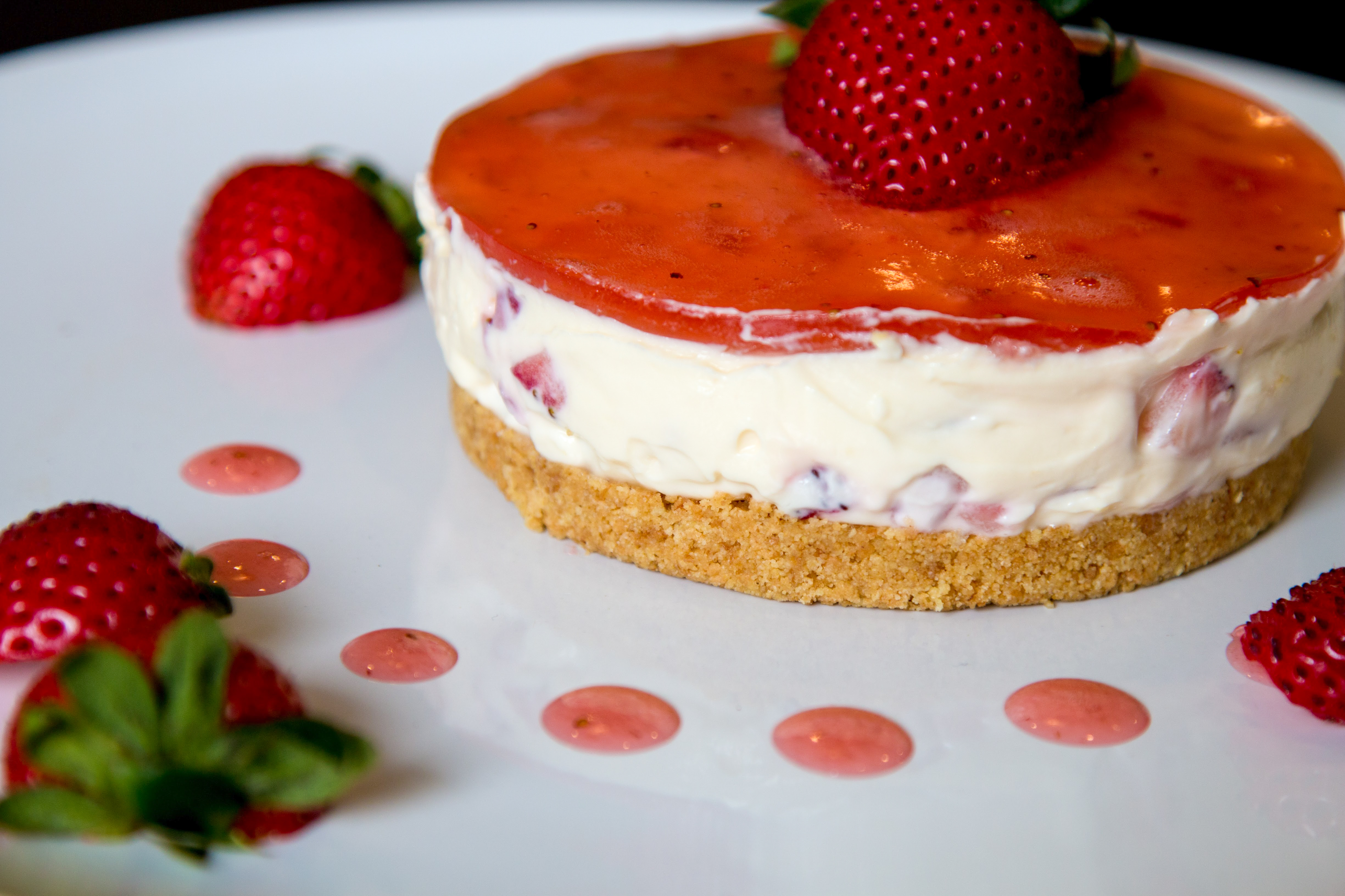 EASY STRAWBERRY CHEESECAKE - Student Meals - Steve&amp;#39;s Kitchen