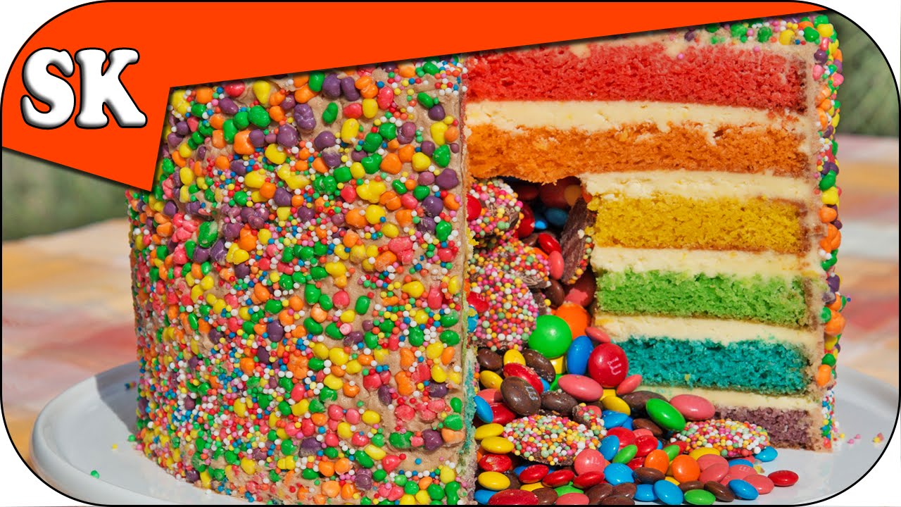 Rainbow Sherbet Layered Cake Recipe | Ice Cream Social Fundraisier | Rada  Cutlery