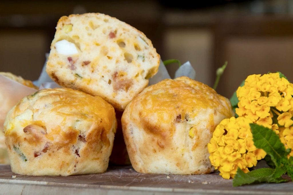 Bacon, Cheese and Egg Savoury Muffins Steve's Kitchen